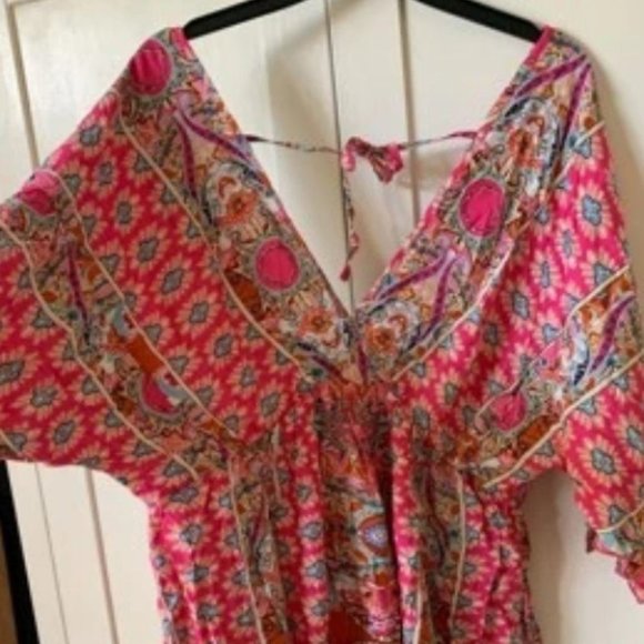 Pink printed Mini Dress - Picture 8 of 10